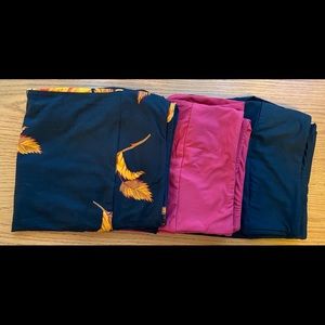 3 Pairs BRAND NEW LulaRoe TC Leggings